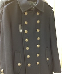 BURBERRY BLACK LABEL | 今から10年くらい前に買ったやつ。デザインが派手で目立つが、年季が入ってるので毛玉も目立つ。(ジャケット/アウター)