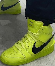 NIKE | AMBUSH × NIKE DUNK HIGH FLASH LIME/BLACK(スニーカー)