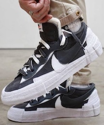 NIKE | ×sacai BLAZER LOW "IRON GREY"(スニーカー)