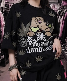 GALFY | GALFY（ガルフィー）ガンジャパンTEE/ファイヤーピカピカTEE/おしゃぶりワンワンカラフルロゴTEE/デザインTシャツ3タイプ(Tシャツ/カットソー)