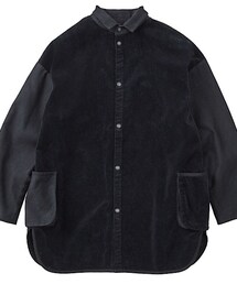 PORTER CLASSIC | CORDUROY MOLESKIN HYBRID SHIRT JACKET BLACK Size 4(ジャケット/アウター)