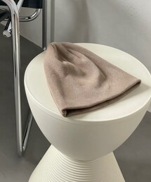 CFT. | rib knit cap/beige(ニットキャップ/ビーニー)