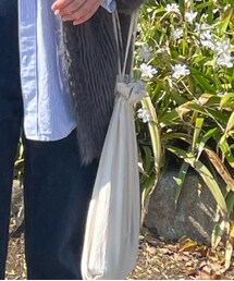 blue bottle coffee | ブルーボトルコーヒーの巾着をバッグにして使ってます(エコバッグ/サブバッグ)