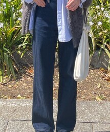 無印良品 | 1990円でプチプラ!ワイドで形も綺麗なのでヘビロテしてます(デニムパンツ)
