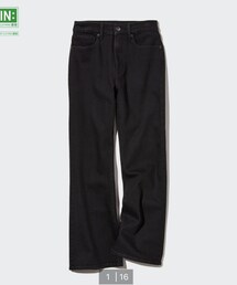 UNIQLO | フレアハイライズジーンズ(デニムパンツ)