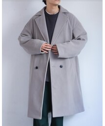 WEGO | WEGO/ニットメルトンダブルオーバーコート(チェスターコート)
