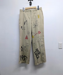 Hand Drawing Memorial Chino Pants "hope" | チノパンツ