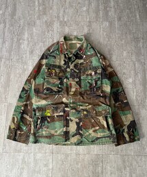 90s U.S.ARMY Paint splatter BDU jacket | ミリタリージャケット