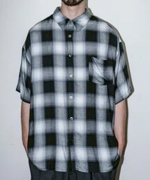 Rayon Ombre Check S/S Shirts / TEENAGER Exclusive | シャツ/ブラウス