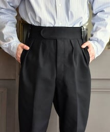 NEAT | HOPSACK / BELTLESS(スラックス)
