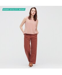 UNIQLO | ドライEXクロップドT(ノースリーブ)コットンライク(M)(Tシャツ/カットソー)