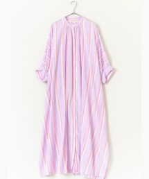 NE QUITTEZ PAS! | Cotton Voile Plain Shirts Dress(シャツワンピース)