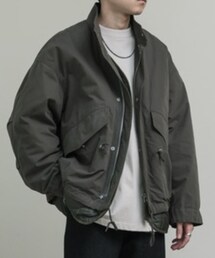 WYM LIDNM | 【WYM LIDNM】LAYERED 3WAY MILITARY BLOUSON(SHORT M-65)(モッズコート)