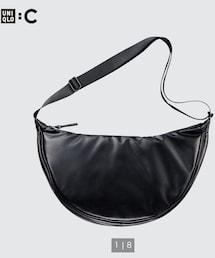 UNIQLO | レザータッチラウンドバッグ(ショルダーバッグ)