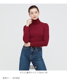 UNIQLO | エクストラファインメリノリブタートルネックセーター L(ニット/セーター)