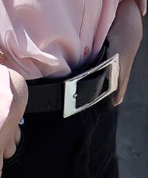 florist | スクエアバックルワイドワッシャーベルト(ベルト)