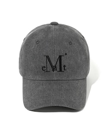MUCENT | Signature ball cap (dying gray denim)(キャップ)