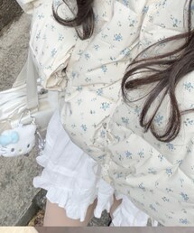 sollon | flower short down jacket(ジャケット/アウター)