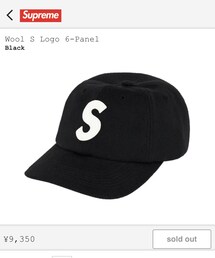 Supreme  | Supreme Wool S Logo 6-Panel "Black"(キャップ)