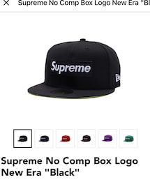 Supreme  | Supreme No Comp Box Logo New Era(キャップ)
