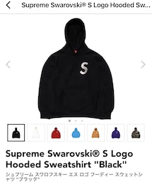 Supreme  | Supreme Swarovski® S Logo Hooded Sweatshirt(パーカー)