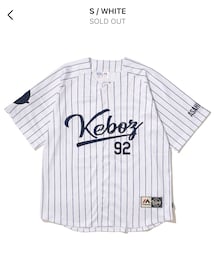 keboz/ケボズ | majestic × keboz mesh baseball shirt(シャツ/ブラウス)