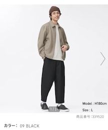 GU | GU バルーンアンクルパンツ "ブラック"(パンツ)