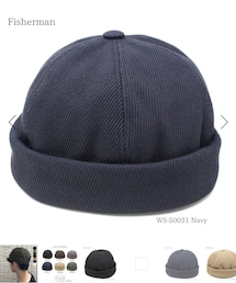 Fabulous | 太ツイルフィッシャーマンキャップ（ネイビー）(帽子)