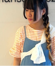 Samansa Mos2 blue | Tシャツ/カットソー