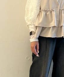 Samansa Mos2 blue | Tシャツ/カットソー