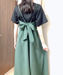 バックリボンも安定の可愛いさ❤️ | ワンピース/ドレス
