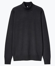 UNIQLO | エクストラファインメリノモックネックセーター 2021年10月25日発注¥2,990-(ニット/セーター)
