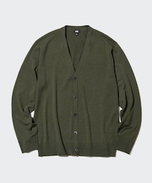 UNIQLO | エクストラファインメリノVネックカーディガン¥3,990 2022/12/30購入(カーディガン/ボレロ)