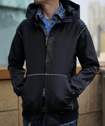 FranCisT_MOR.K.S. | FranCisT_MOR.K.S./フランシスト モークス/N/PUコートレザーフーディージャケット(ブルゾン)