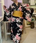 大昔の浴衣着てみたの「水着/着物・浴衣(浴衣)」