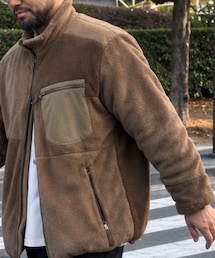 Engineered Garments | コンビネーションフリースジャケット(その他アウター)