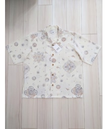 TAKEO KIKUCHI | ペイズリー紋 オープンカラー シャツ(トップス)