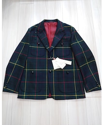 40ｃｔ＆525 | 有楽町マルイ別注MOONチェックツィードワークジャケット(ジャケット/アウター)