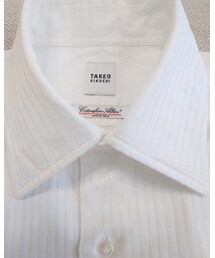 TAKEO KIKUCHI | あalbiniヘリンボーンストライプ柄シャツ(シャツ/ブラウス)