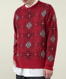 MEN'S MELROSE | 【1978 MEN'S MELROSE】ジャガードセーター 1987(ニット/セーター)