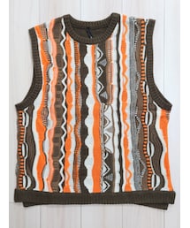 HALHAM | HALHAM 3Dニットベスト
モカブラウン(042)
02(Mサイズ)(ベスト)