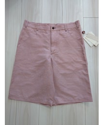 40ｃｔ＆525 | コットンリネンチェックショーツ(その他パンツ)