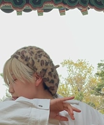 レオパード柄ベレー | ハンチング/ベレー帽