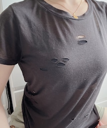 穴あきTシャツ | Tシャツ/カットソー