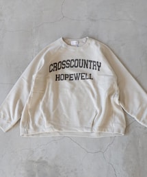 BLUE LAKE MARKET | BLUE LAKE MARKET｜ラグランプリ ントタックスウェットプルオーバー(トップス)