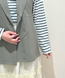 Samansa Mos2 blue | ジャケット/アウター