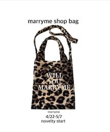 MARRY ME | MARRY ME 🍩　novelty @marryme_officialから企画🛒(ショルダーバッグ)