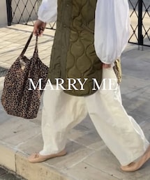 MARRY ME | MARRY ME  @marryme_official   🐆🐆　white×black(パンツ)