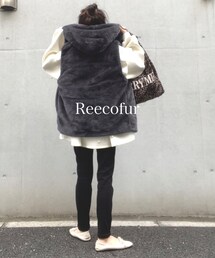 Reecofur | @reecofur.officialから予約販売中です🛒fur vest ®️(ジャケット/アウター)