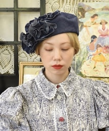 バラ色の帽子 | ハンチング/ベレー帽